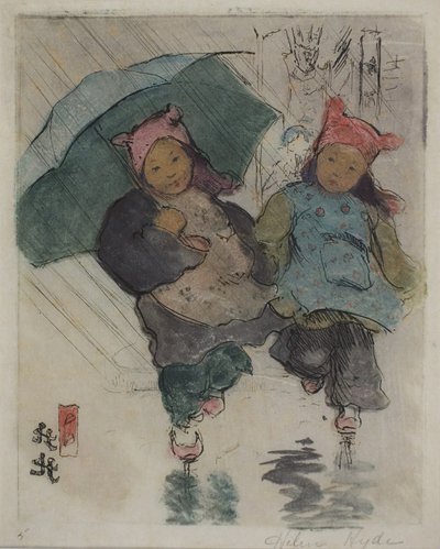 雨中 作者 海伦·海德（Helen Hyde）