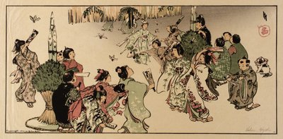 东京的元旦 作者 海伦·海德（Helen Hyde）