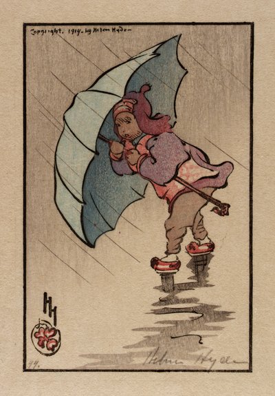 蓝伞 作者 海伦·海德（Helen Hyde）