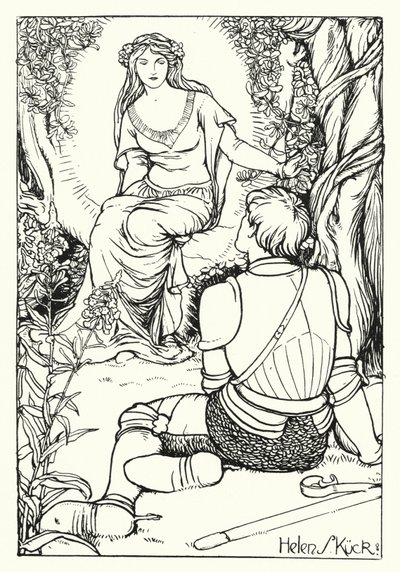 The Vision of the Knight Magnificent (engraving) 作者 海伦·库克（Helen S.Kuck）