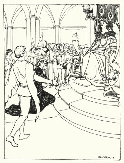 The Youth at the Court of the Fairy Queen (engraving) 作者 海伦·库克（Helen S.Kuck）