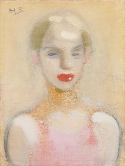 马戏团女孩 ，1916年。 作者 海伦·谢尔夫贝克