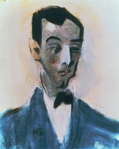 曼斯-舍费克肖像 作者 Helene Schjerfbeck