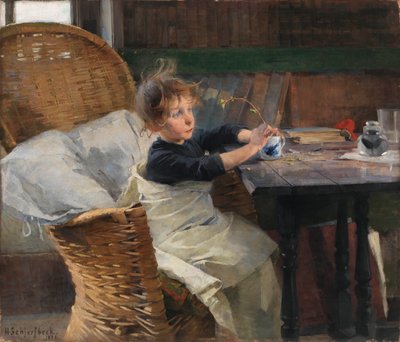 恢复期，1888年。 作者 Helene Schjerfbeck