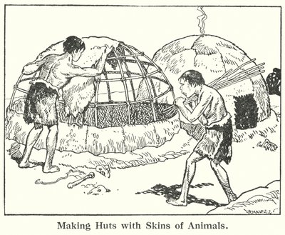 用动物皮制作小屋 作者 赫尔加·冯·克雷姆