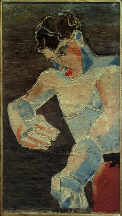 自画像（年轻拳击手） 作者 赫尔穆特·科尔（Helmut Kolle）