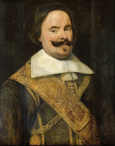 米契尔·阿德里亚恩斯·德·鲁伊特 (1607-1676)。 中将 作者 亨德里克·伯克曼（复制后）