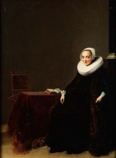 一个女人的肖像 作者 Hendrick Gerritsz Pot