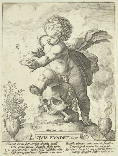 生命短暂的寓言（"Quis Evadet?） 作者 Hendrick Goltzius