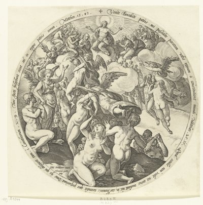 有福之人被接到天堂
最后的审判 作者 克拉斯·扬斯。 Visscher (II) (可能)