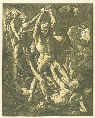 赫拉克勒斯在卡克斯 作者 Willem Janszoon Blaeu (可能)