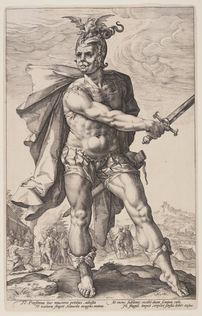Mucius Scaevola，选自《罗马英雄传 作者 亨德里克·戈尔齐乌斯