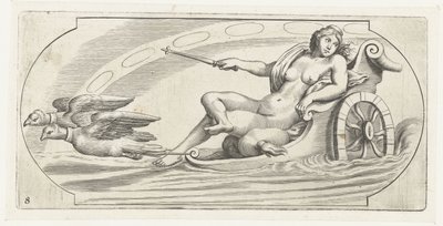 战车上的极光
Nouveau Livre des Dieux et Deeßes De la Marine Bouckje of Sea Gods and Goddesses（丛书名） 作者 亨德里克·德凯泽 (I)