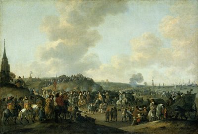 1660 年 6 月 2 日，英国查理二世离开舍弗宁根 作者 亨德里克·德·梅耶