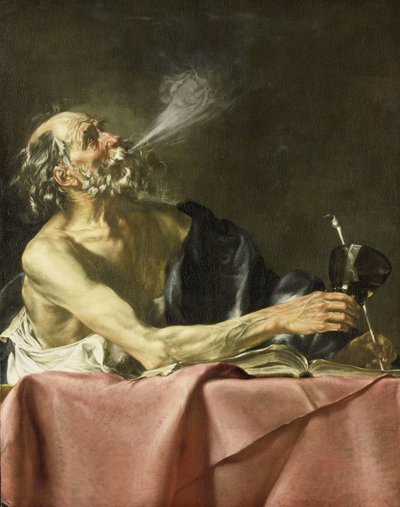 吸烟者的短暂寓意 作者 Jusepe de Ribera（拒绝归属）