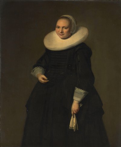 一个女人的肖像 作者 Hendrik Gerritsz Pot（归属于）