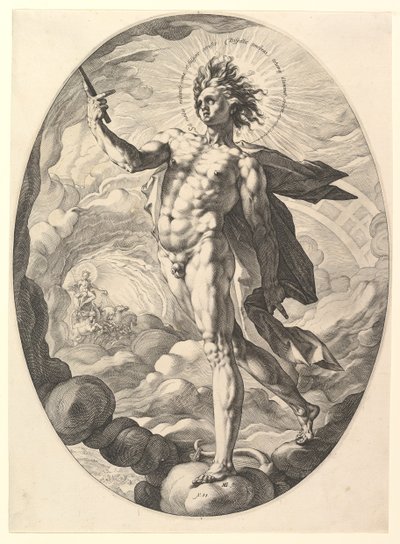 阿波罗（1588）。 作者 亨德里克·古尔齐乌斯（Hendrik Goltzius）