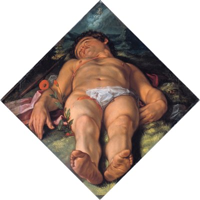垂死的阿多尼斯，1609年 作者 亨德里克·古尔齐乌斯（Hendrik Goltzius）