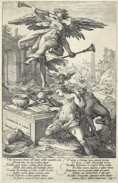 成名与历史 作者 亨德里克·古尔齐乌斯（Hendrik Goltzius）