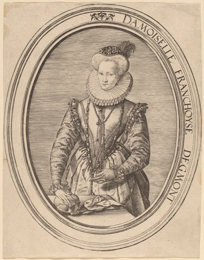 Françoise van Egmond 作者 亨德里克·古尔齐乌斯（Hendrik Goltzius）