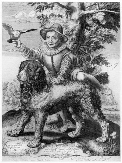 戈尔齐乌斯（Goltziuss）在他的朋友西奥多·弗里修斯（Theodore Frisius）的儿子身上雕刻的雕像，罗马，1599年，1913年。 作者 亨德里克·古尔齐乌斯（Hendrik Goltzius）