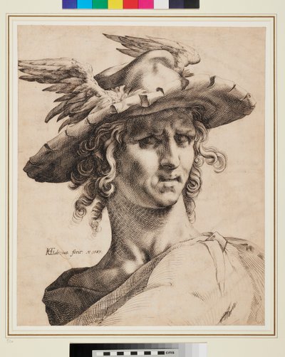 水星负责人 作者 亨德里克·古尔齐乌斯（Hendrik Goltzius）