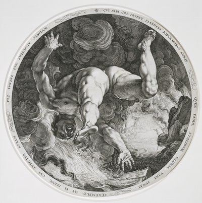 Ixion，1588 作者 亨德里克·古尔齐乌斯（Hendrik Goltzius）