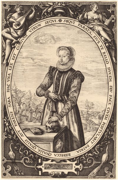 Josina Hamels 作者 亨德里克·古尔齐乌斯（Hendrik Goltzius）