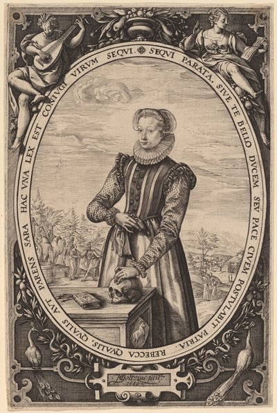 乔西娜-哈梅尔斯 作者 亨德里克·古尔齐乌斯（Hendrik Goltzius）