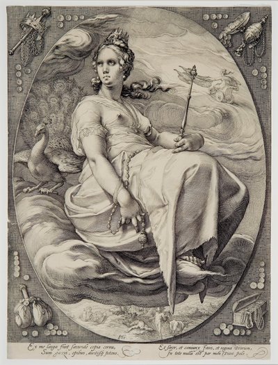 朱诺 作者 亨德里克·古尔齐乌斯（Hendrik Goltzius）