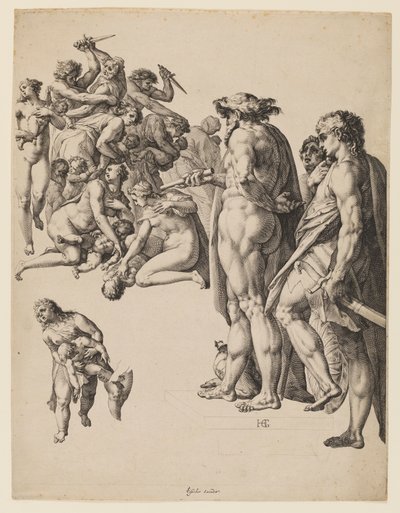 屠杀无辜者 作者 亨德里克·古尔齐乌斯（Hendrik Goltzius）