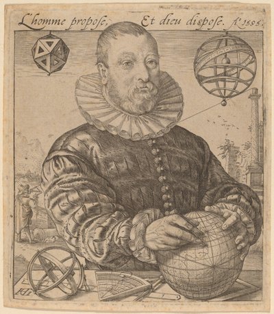 来自德文特的Nicolaus Petri 作者 亨德里克·古尔齐乌斯（Hendrik Goltzius）