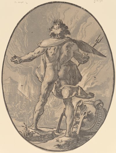 冥王星 作者 亨德里克·古尔齐乌斯（Hendrik Goltzius）