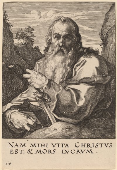 圣保罗 作者 亨德里克·古尔齐乌斯（Hendrik Goltzius）