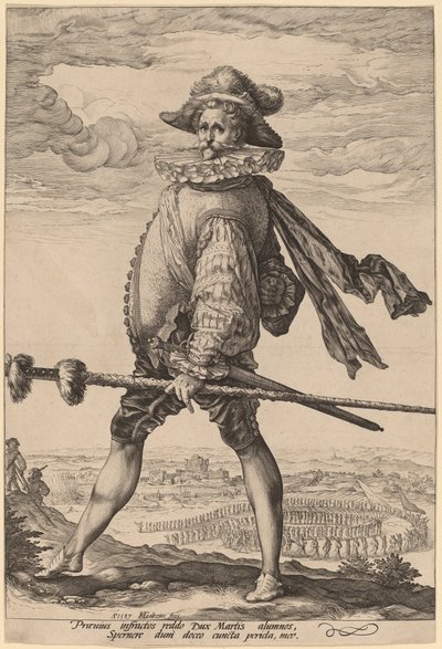 步兵队长 作者 亨德里克·古尔齐乌斯（Hendrik Goltzius）