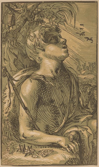 年轻的施洗者圣约翰 作者 亨德里克·古尔齐乌斯（Hendrik Goltzius）