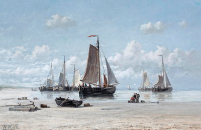 Fishing vessels on the beach, Zandvoort (oil on canvas)   1418021   zh       chinese Successfully Translated  Original: Nocera grape by A. Kreyder Translat: Nocera grape by A. Kreyder 1414917 zh chinese Successfully Translated Original: A series of sketche 作者 亨里克·胡尔克