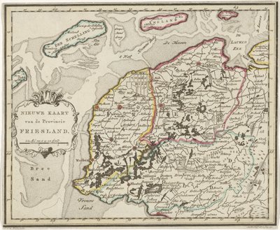 弗里斯兰地图
弗里斯兰省新地图（标题见实物） 作者 约翰·克里斯托夫·德罗德