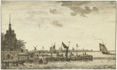 鹿特丹 Oude Hooft 的海港景观 作者 亨利克·科贝尔