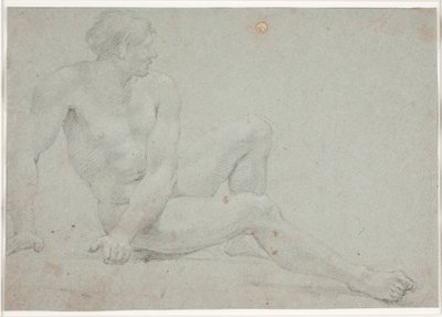 男模工作室，坐姿 作者 Hendrik Krock