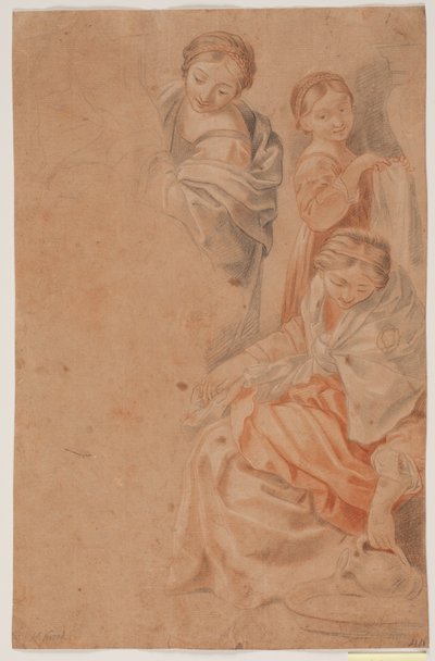 三个女性形象。根据 Guido Reni 在罗马基里纳勒宫 Cappella dell