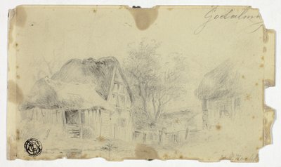 茅草屋 作者 亨德里克·彼得·科克科克（Hendrik Pieter Koekkoek）