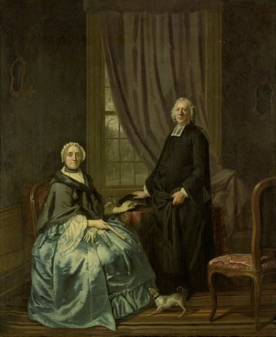 阿姆斯特丹 Remonstrant 部长 Petrus Bliek 与妻子 Cornelia Drost 的肖像 作者 亨德里克·波多芬