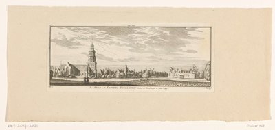 伊瑟尔施泰因景色，1774 年
从伊瑟尔门外看到的伊瑟尔施泰因镇和城堡。1744（标题在实物上） 作者 亨德里克·斯皮尔曼