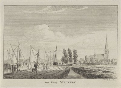 Nieuwerkerk aan den IJssel 景观
Nieukerk 村庄（物体上的标题） 作者 亨德里克·斯皮尔曼
