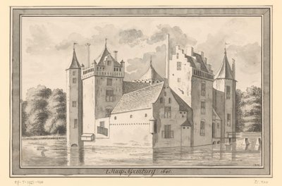 海姆斯克附近的阿森堡风景，1640 年
t Huys Assemburg，1640 年（标题在实物上） 作者 亨德里克·塔维尼尔（可能）