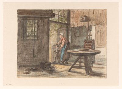 手工制作妇女和儿童 作者 亨德里克·法肯堡