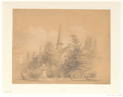 树丛中的教堂 作者 亨德里克·法肯堡