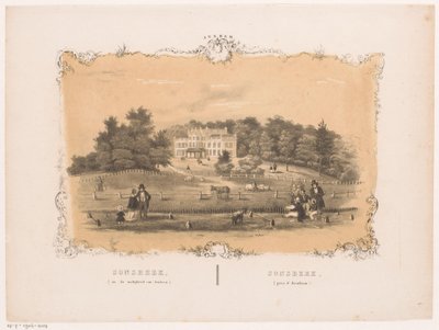 Sonsbeek 乡村庄园景观 Sonsbeek（阿纳姆附近）（物体上的标题） 阿纳姆（对象上的系列标题） 作者 Hendrik Wilhelmus Last（归因于）