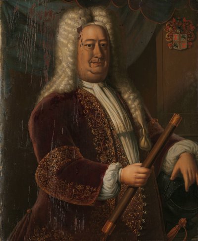 德克·范·克隆 (1730-1735) 荷属东印度群岛总督德克·范·克鲁恩的肖像 作者 亨利克·范登博世